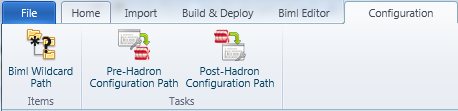 Configuration Ribbon Tab