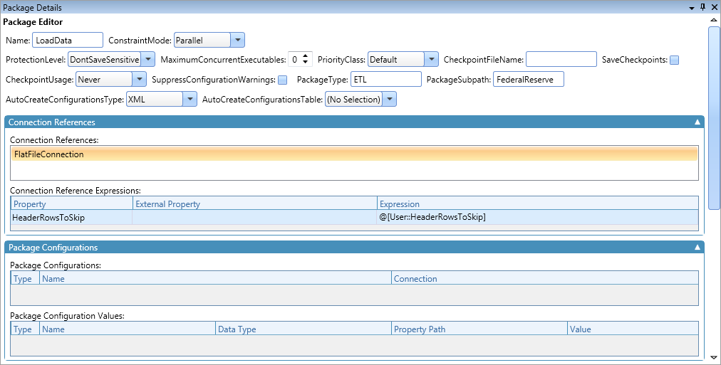 Package Details Tool Window