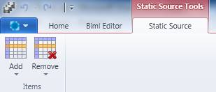 Static Source Ribbon