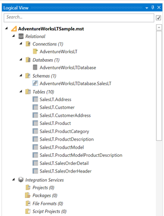 Import Tables Connection Combo