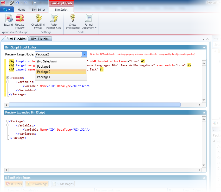 BimlScript Preview