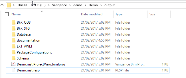 Build Output Folder Build Output Folder