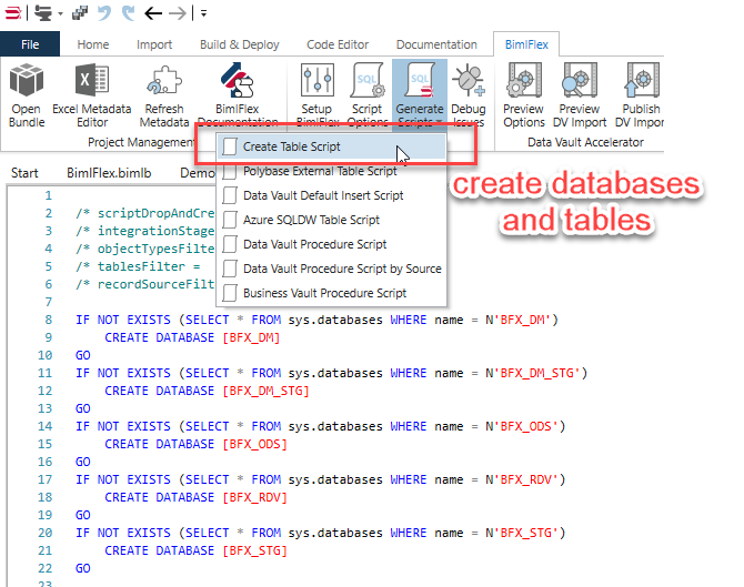 Create Table Scripts Create Table Scripts