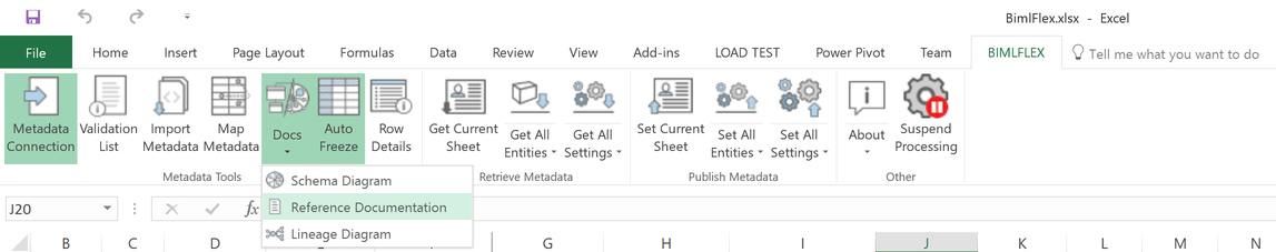 Excel Add-in UI Excel Add-in UI