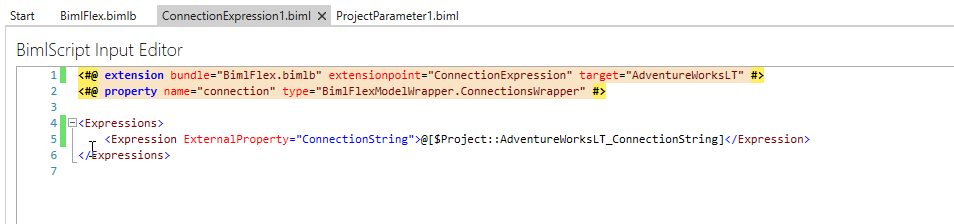 Connection Expression Code Connection Expression Code