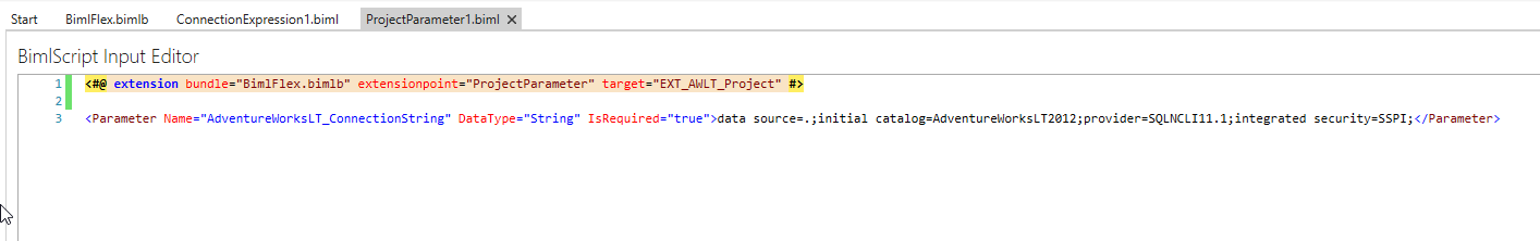 Project Parameter Code Project Parameter Code
