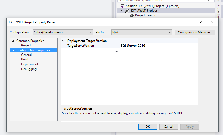Target Server Version Target Server Version